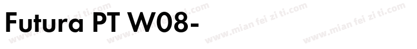 Futura PT W08字体转换